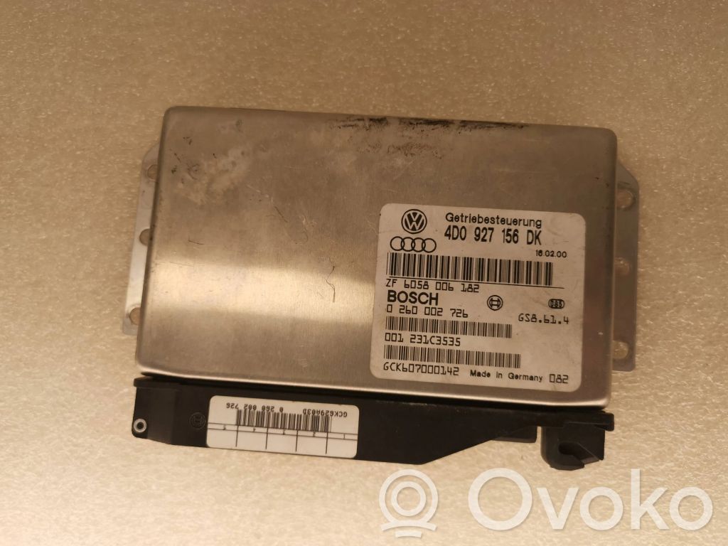 Audi A8 S8 D2 4D Gearbox control unit/module 