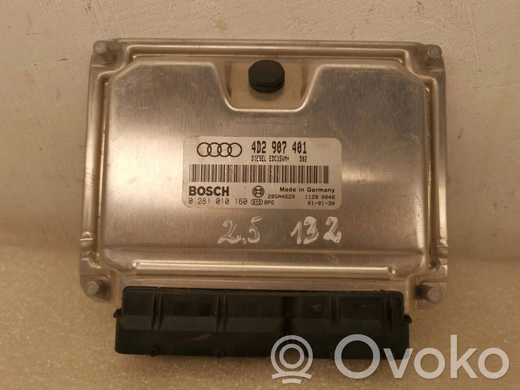 Engine control unit/module   4D2907401,28SA4629,0281010160