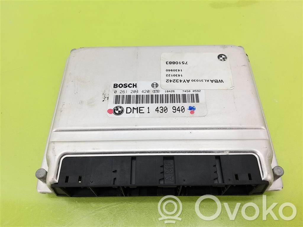BMW 3 E46 Variklio valdymo blokas 