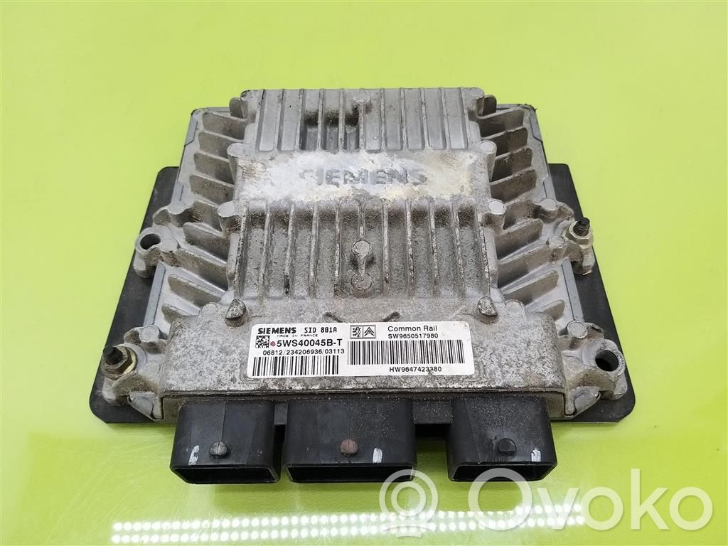 Peugeot 307 Engine control unit/module 