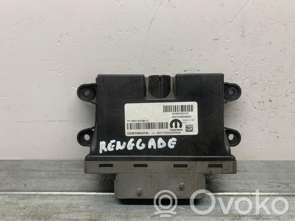 Jeep Renegade Tire pressure control unit 