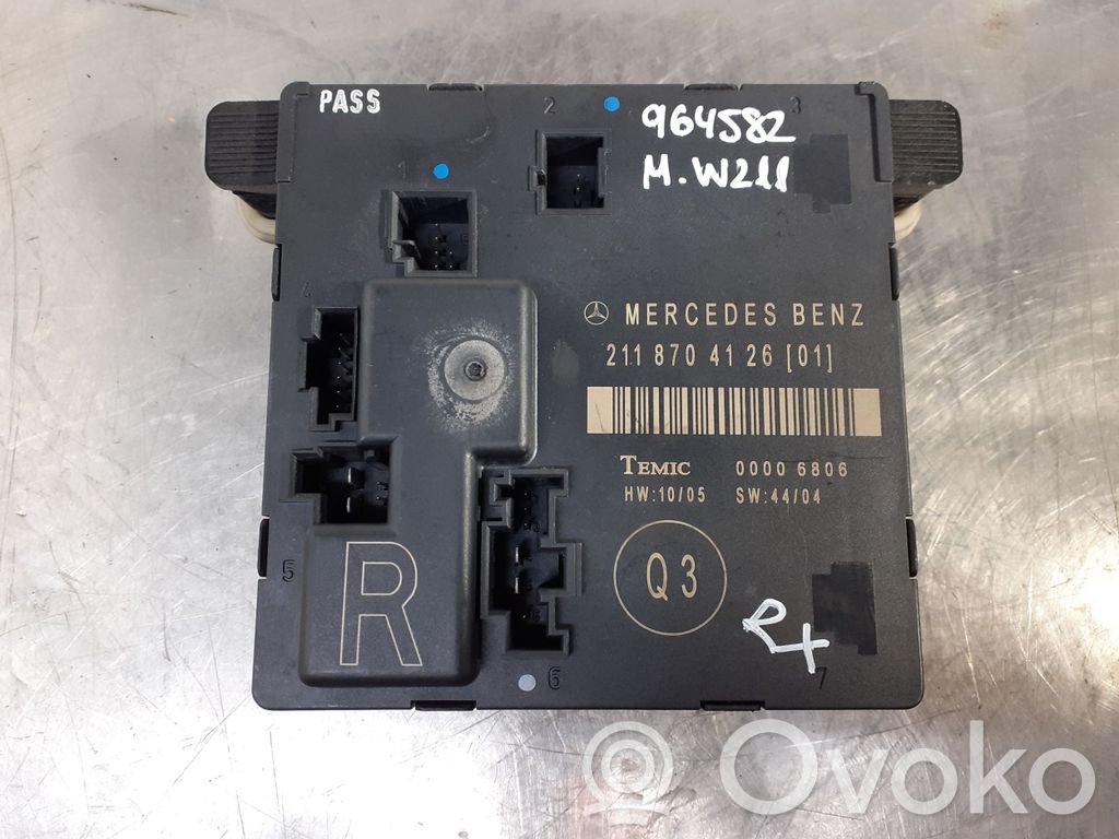 Mercedes-Benz E W211 Door central lock control unit/module 