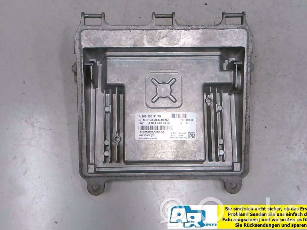 Mercedes-Benz A W169 Sterownik / Moduł ECU 