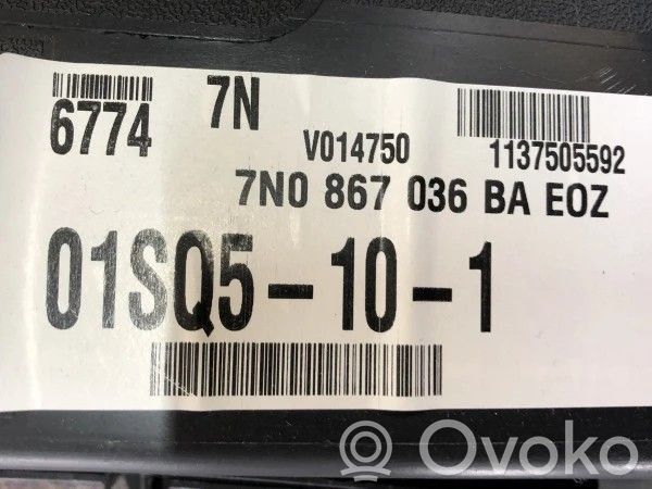 Volkswagen Sharan Rear door card panel trim 