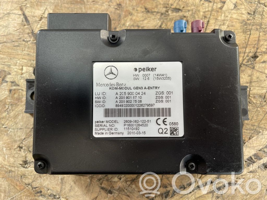 Mercedes-Benz E W212 Modul unitate control Bluetooth 