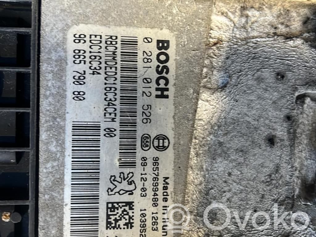 Peugeot 206+ Engine control unit/module 