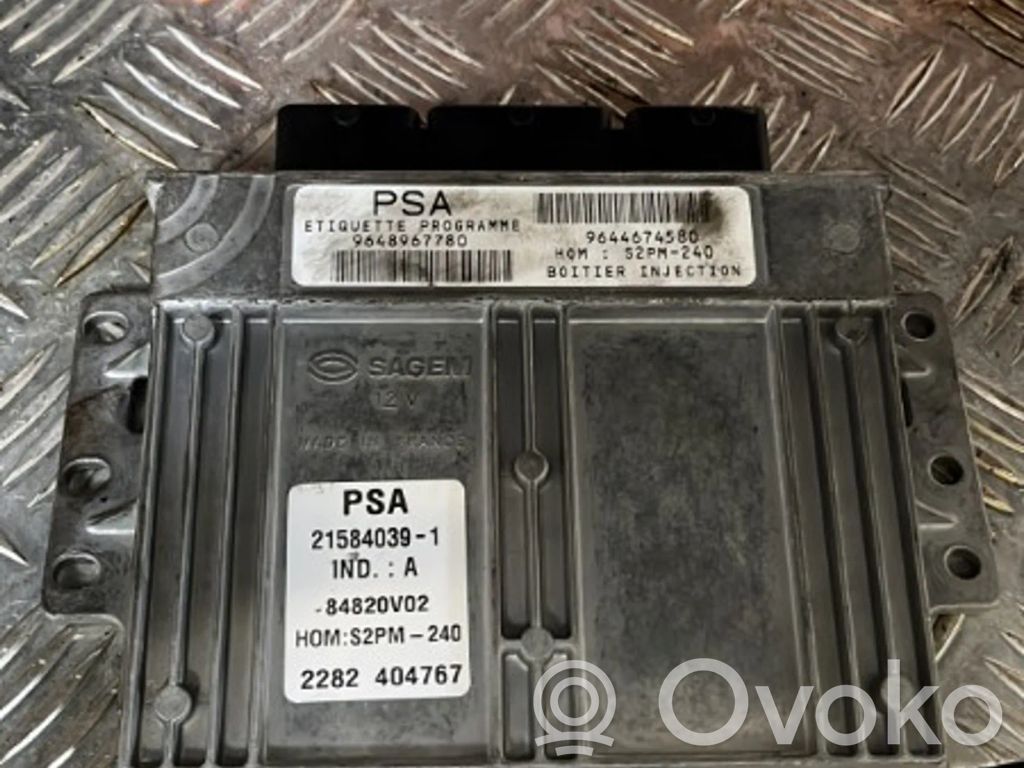 Citroen C5 Engine control unit/module 