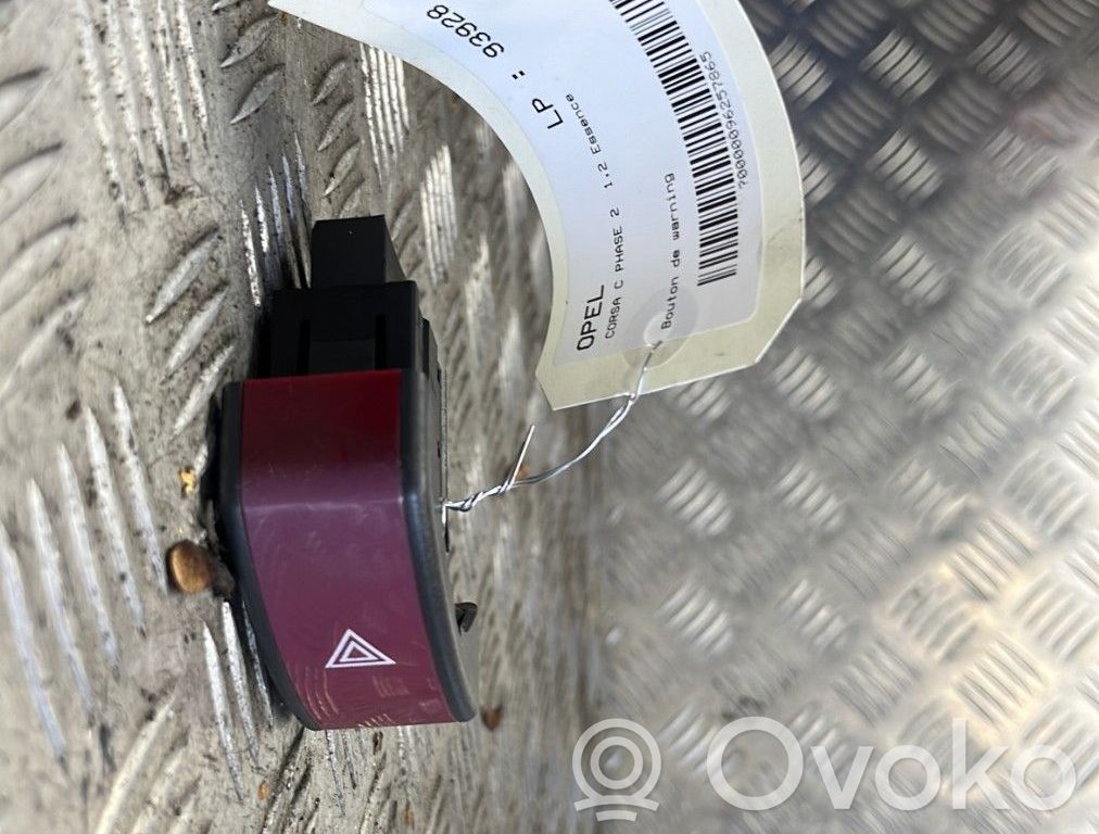 Opel Corsa C Hazard light switch 