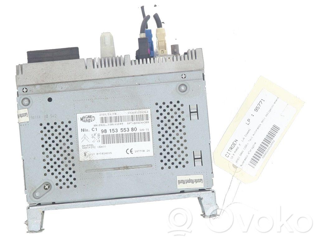 Citroen C3 Radio/CD/DVD/GPS head unit 