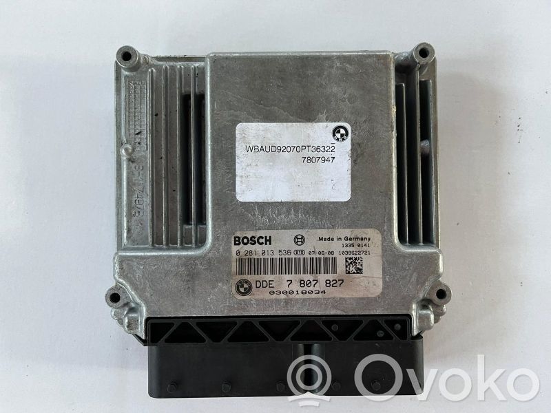 Unidad de control/módulo del motor   DDE7807827,DDE7807827,001001012084E,0281013536