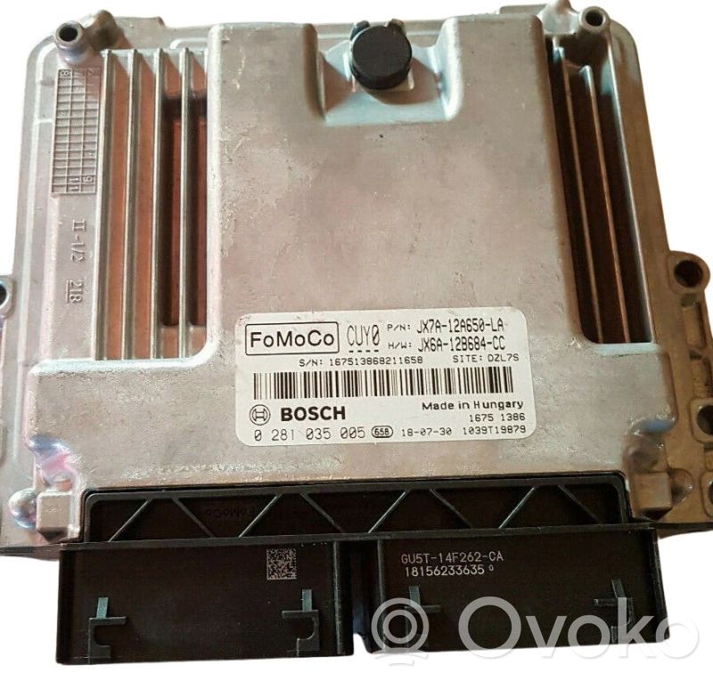 Engine control unit/module   JX7A12A650LA,JX7A12A650LA,001001013351E,0281035005