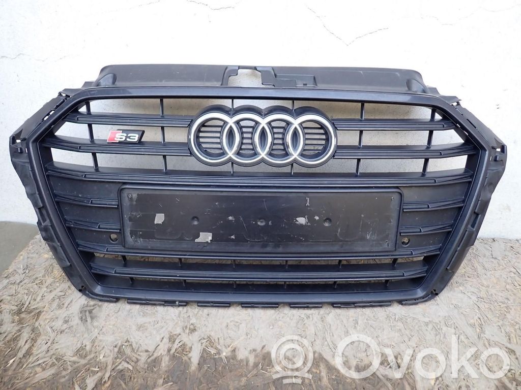 Audi A3 S3 8V Front bumper upper radiator grill 