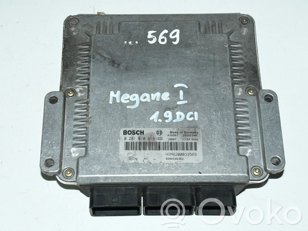 Renault Scenic I Engine control unit/module 