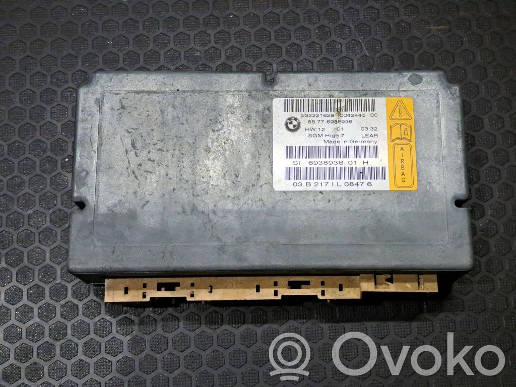 BMW 5 E60 E61 Module de contrôle airbag 
