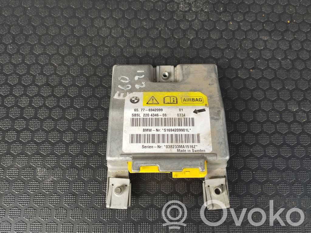 Module de contrôle airbag   6942099,65776942099,220434608,03B233MA1516Z,S1694209901L