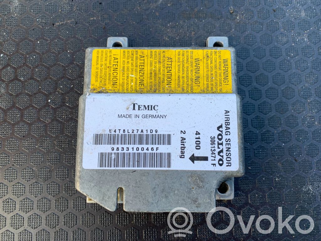 Volvo S40, V40 Airbag control unit/module 