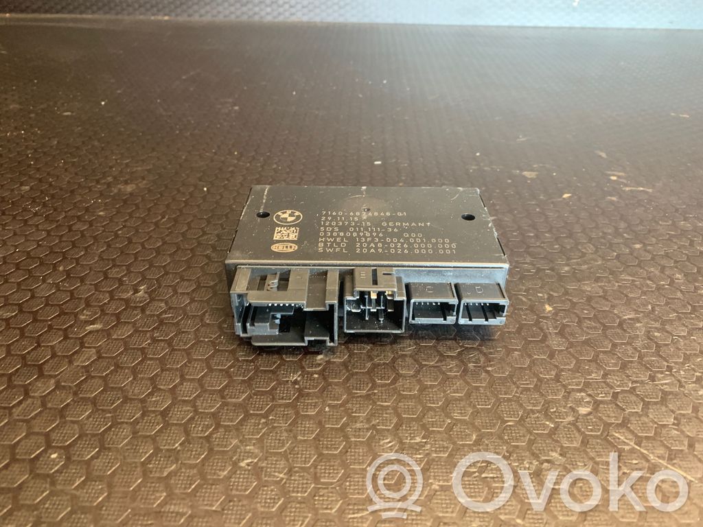 BMW 5 F10 F11 Unidad de control/módulo de la barra de remolque 