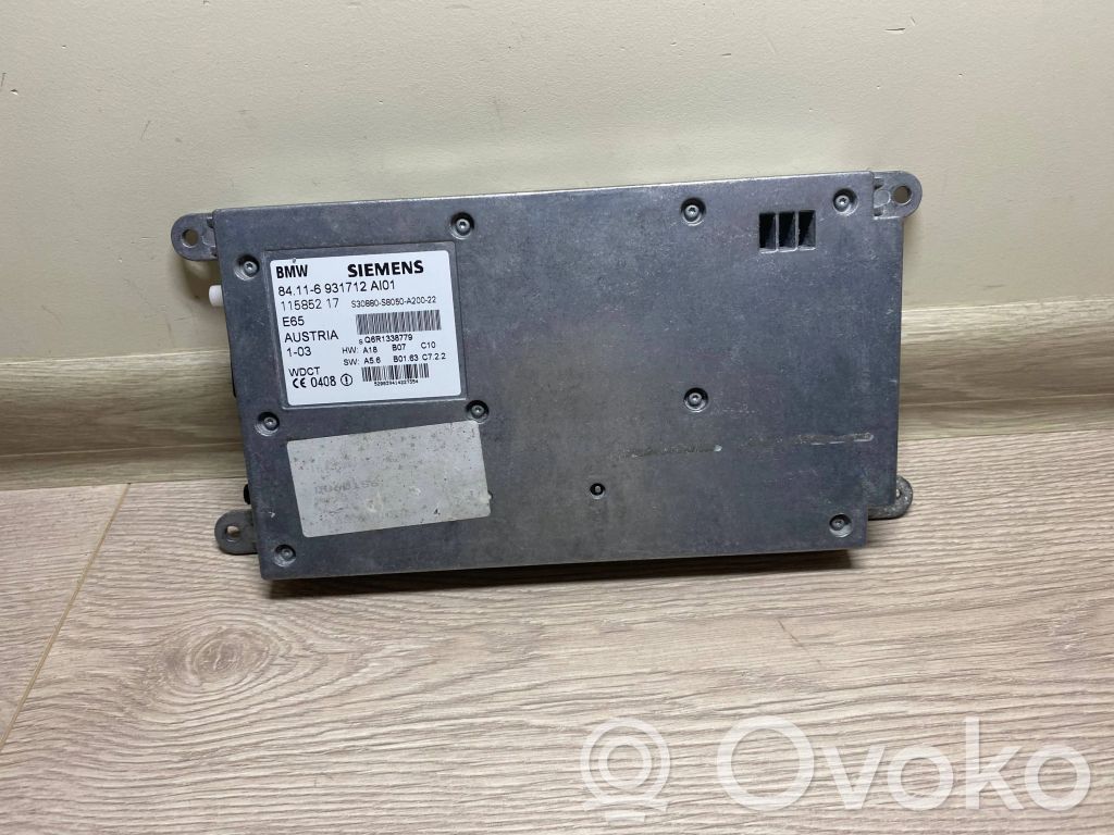 BMW 7 E65 E66 Unidad de control/módulo del teléfono 