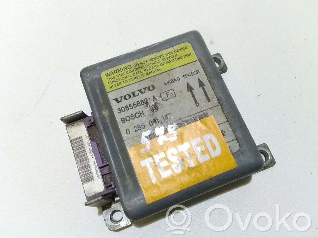 Sterownik / Moduł Airbag   30855882A,0285001147
