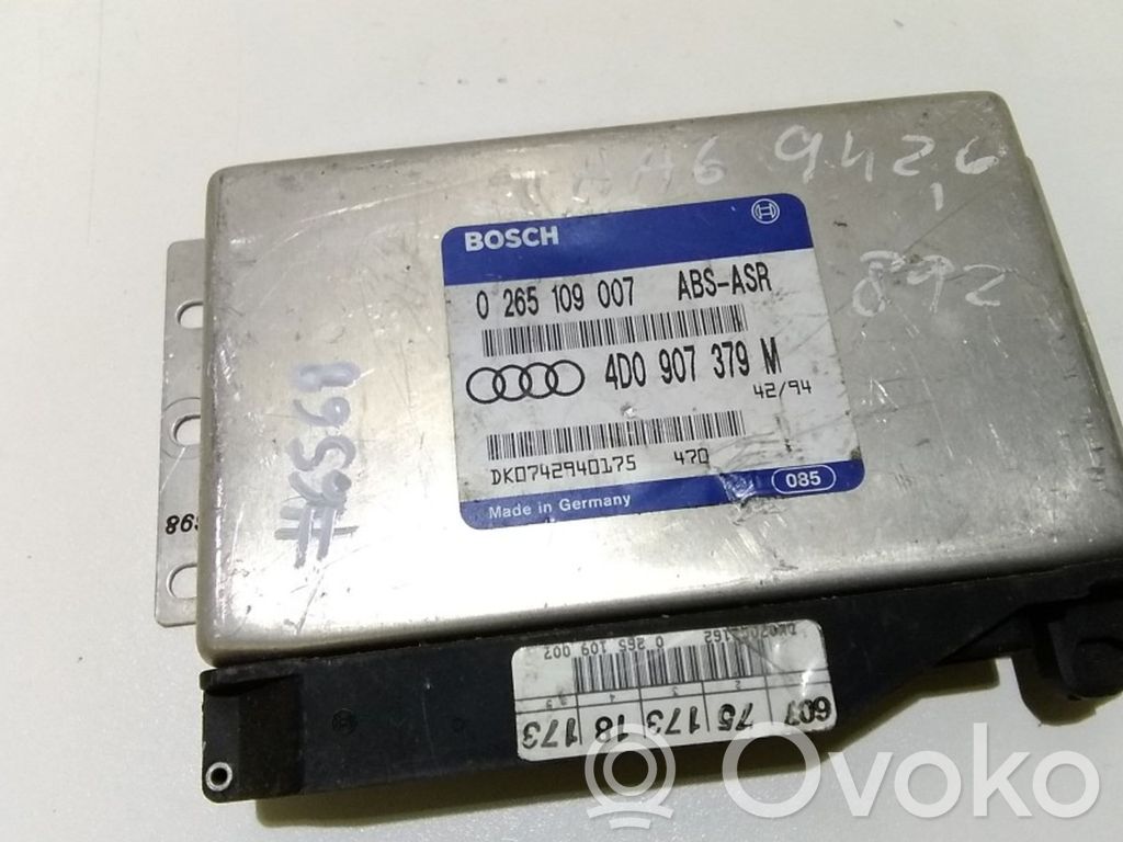 ABS control unit/module   4D0907379M,0265109007
