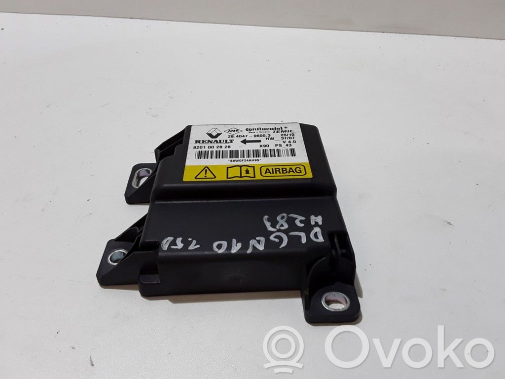 Dacia Logan VAN Airbag control unit/module 