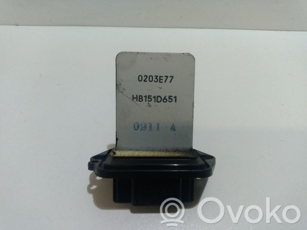 Mazda 2 Rezystor / Opornik dmuchawy nawiewu 