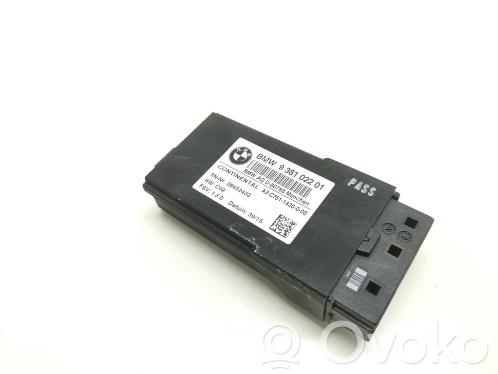 BMW 7 G11 G12 Module de commande de siège 