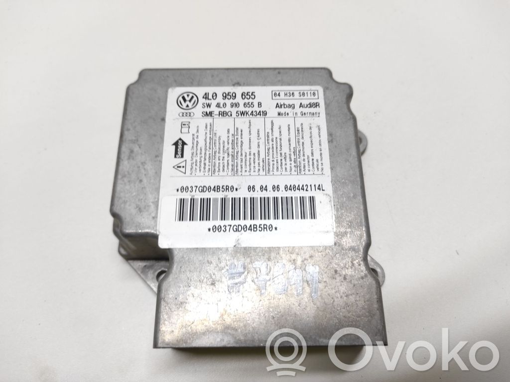 Airbag control unit/module   4L0959655,4L0910655B,04H36S0110,5WK43419