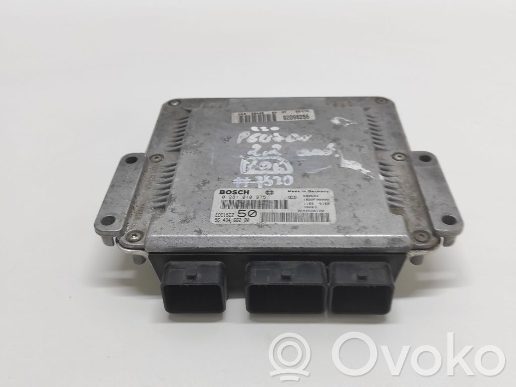 Peugeot 607 Engine control unit/module 