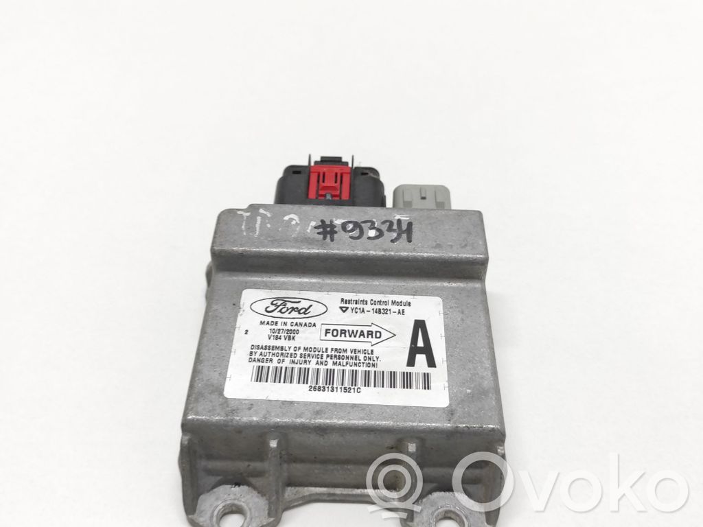 Airbag control unit/module   YC1A14B321AE,V184VBK