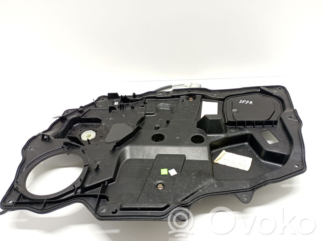 Mazda 2 Front window lifting mechanism without motor 