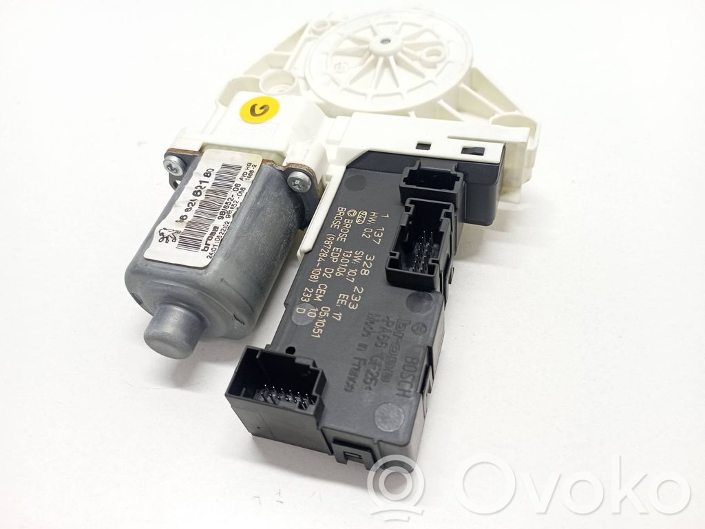 Peugeot 407 Silnik regulatora szyby drzwi przednich 