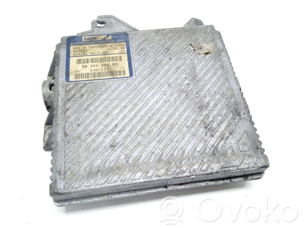 Engine control unit/module   9630466980,80768D,04010028B