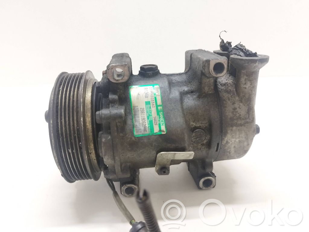 Air conditioning (A/C) compressor (pump)   2S6119D629AE,0381450336,1442F,1321791,1500822,2S6119D629AD,2S6119D629AF,SD6V12,Y60115810A