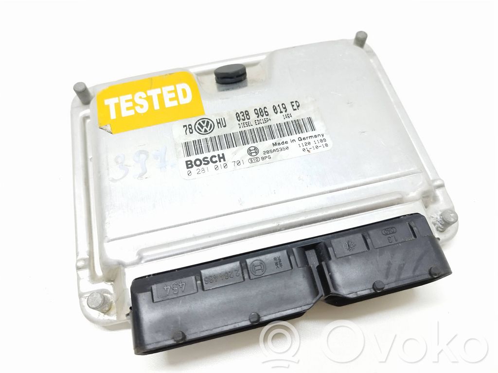 Engine control unit/module   038906019EP,28SA5350,0281010701