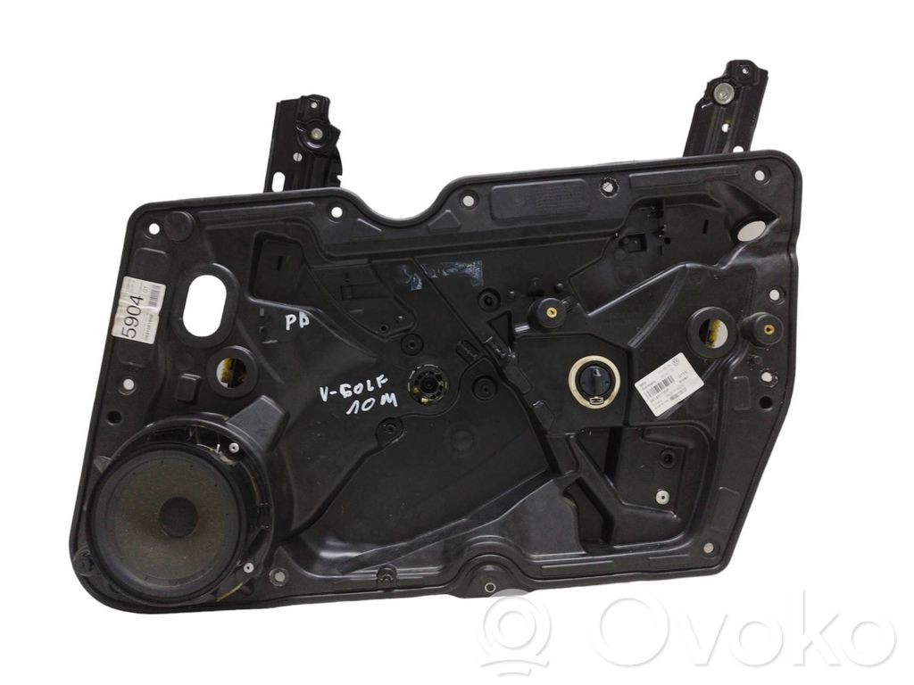 Volkswagen Golf VI Mechanizm podnoszenia szyby przedniej bez silnika 