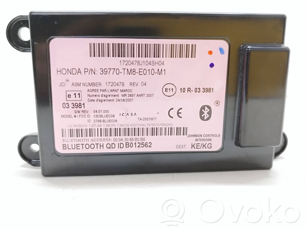 Honda Insight Bluetooth modulis 