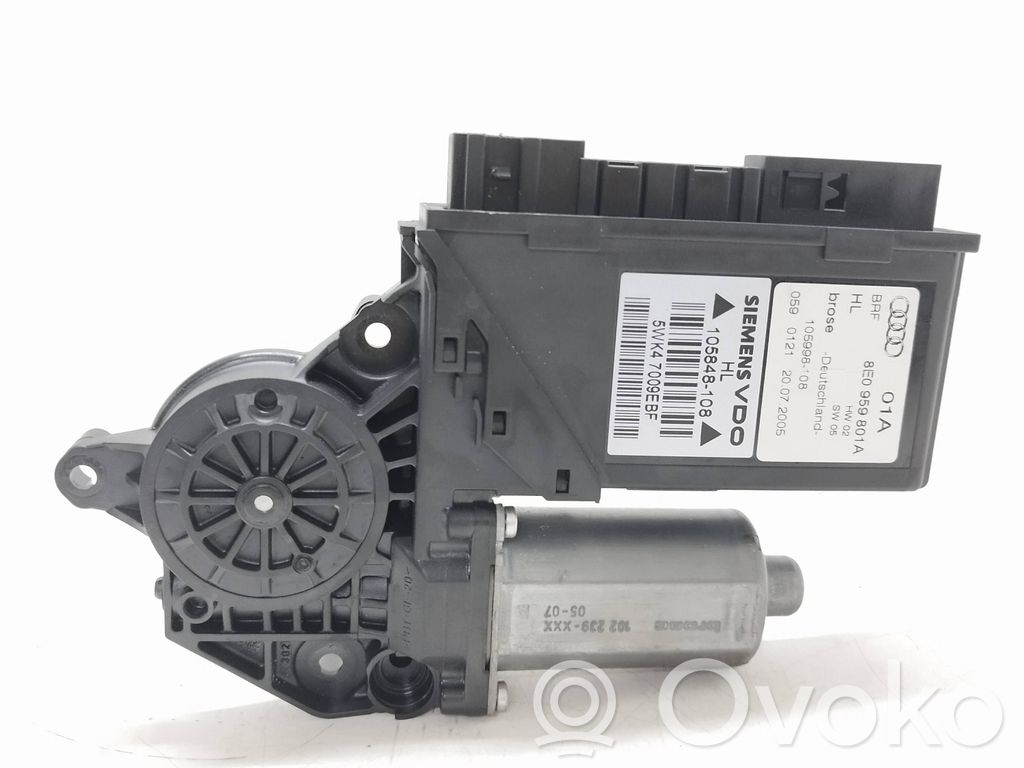 Audi A4 S4 B7 8E 8H Motorino alzacristalli della portiera posteriore