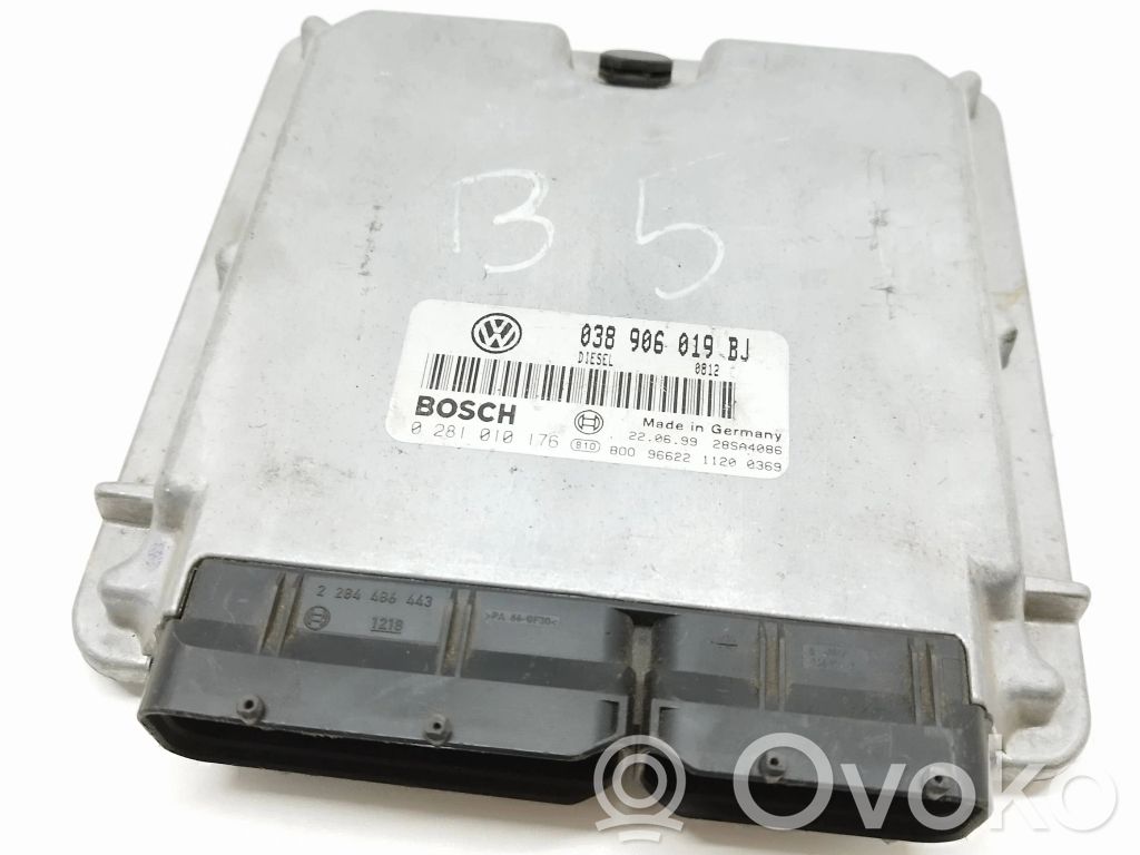 Engine control unit/module   038906019BJ,0281010176,28SA4086
