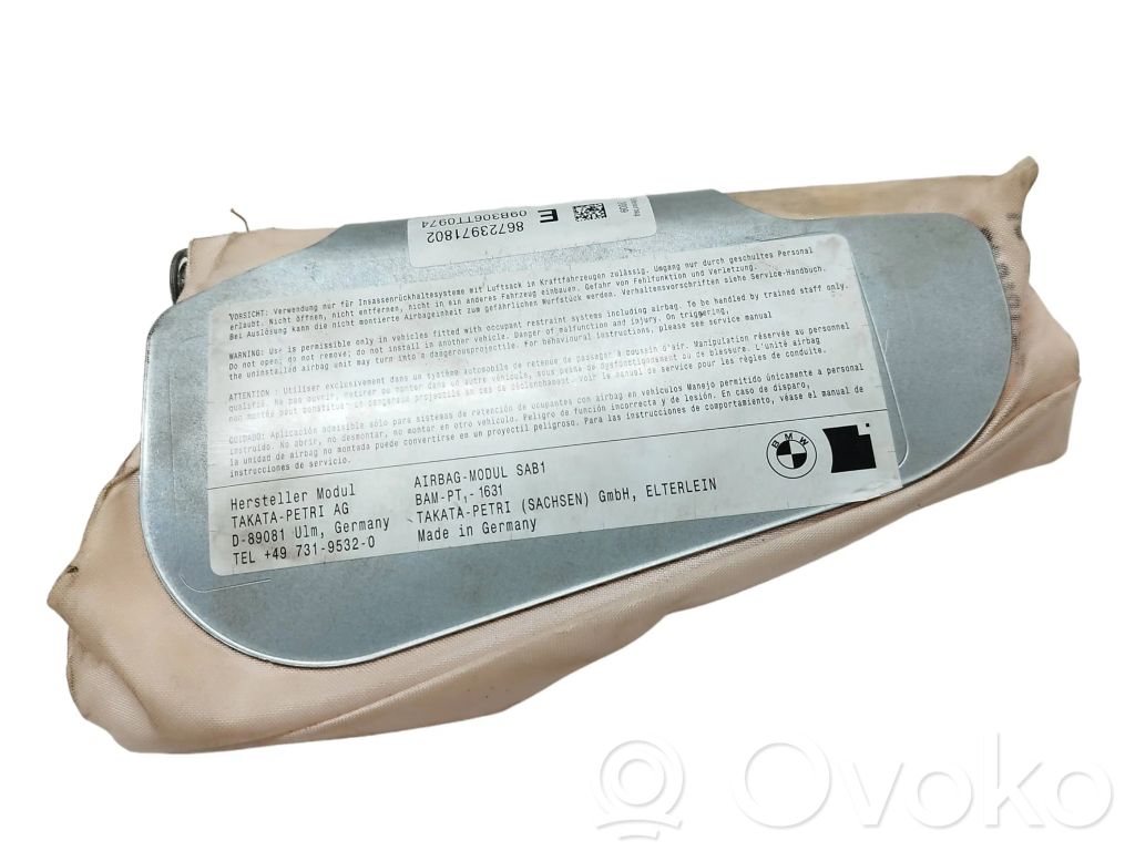 BMW 7 F01 F02 F03 F04 Poduszka powietrzna Airbag fotela 