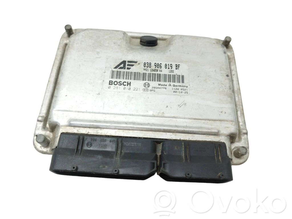 Unidad de control/módulo del motor   038906019BF,YM2112A650KA,28SA4779,0281010221