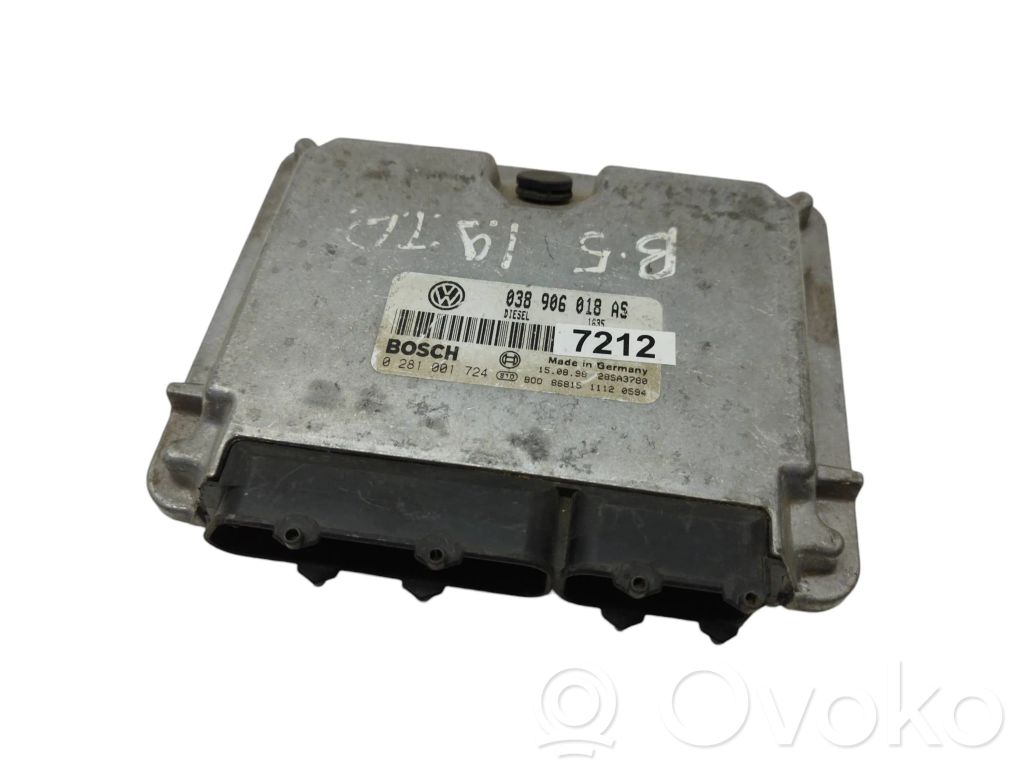 Volkswagen PASSAT B5 Engine control unit/module 