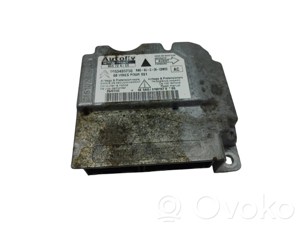 Airbag control unit/module   9653493780,603726100