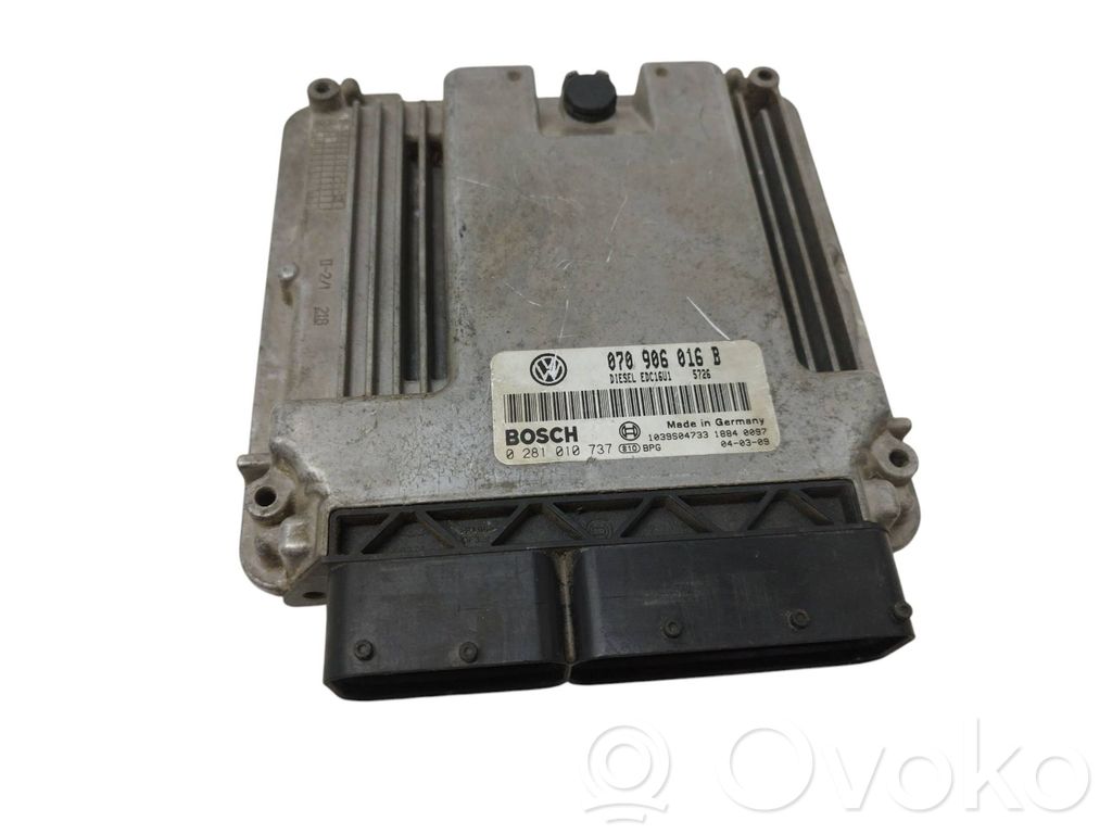 Engine control unit/module   070906016B,0281010737,1039S04733