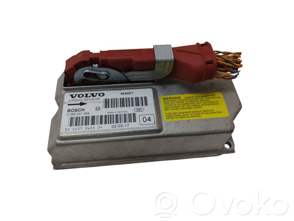 Module de contrôle airbag   8645271,0285001254