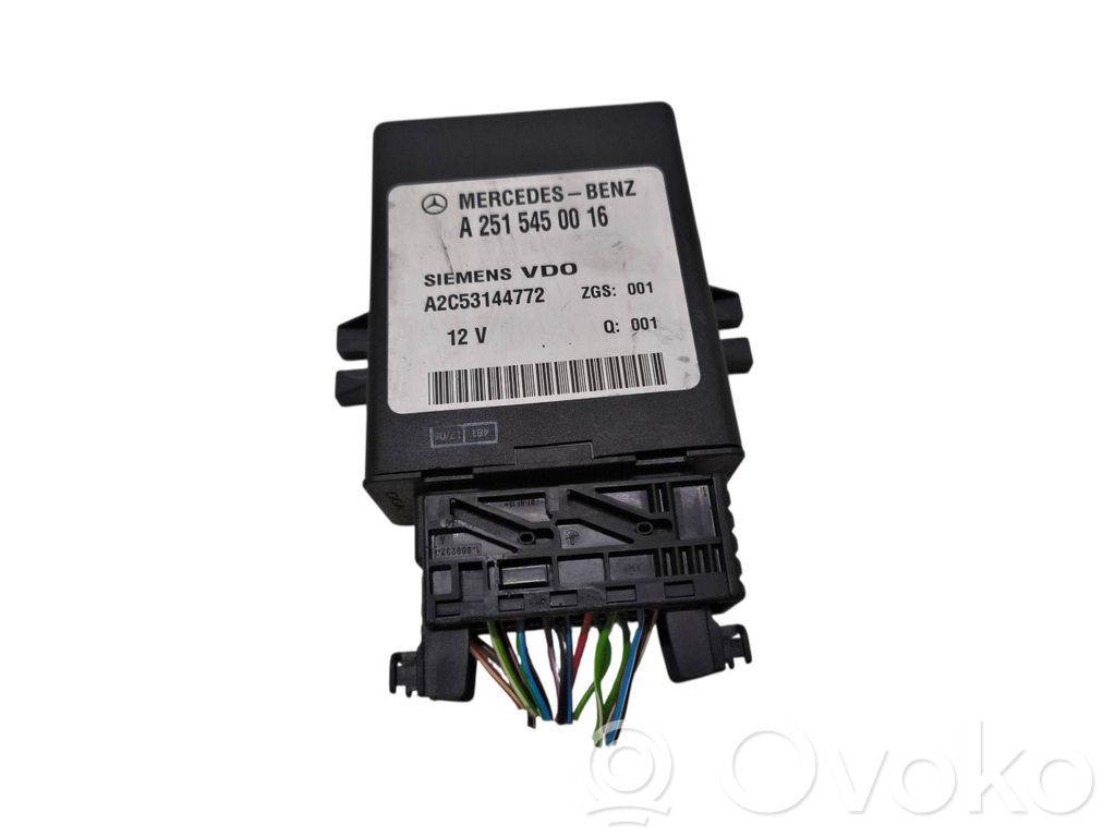 Module de commande suspension   A2515450016,A2C53144772