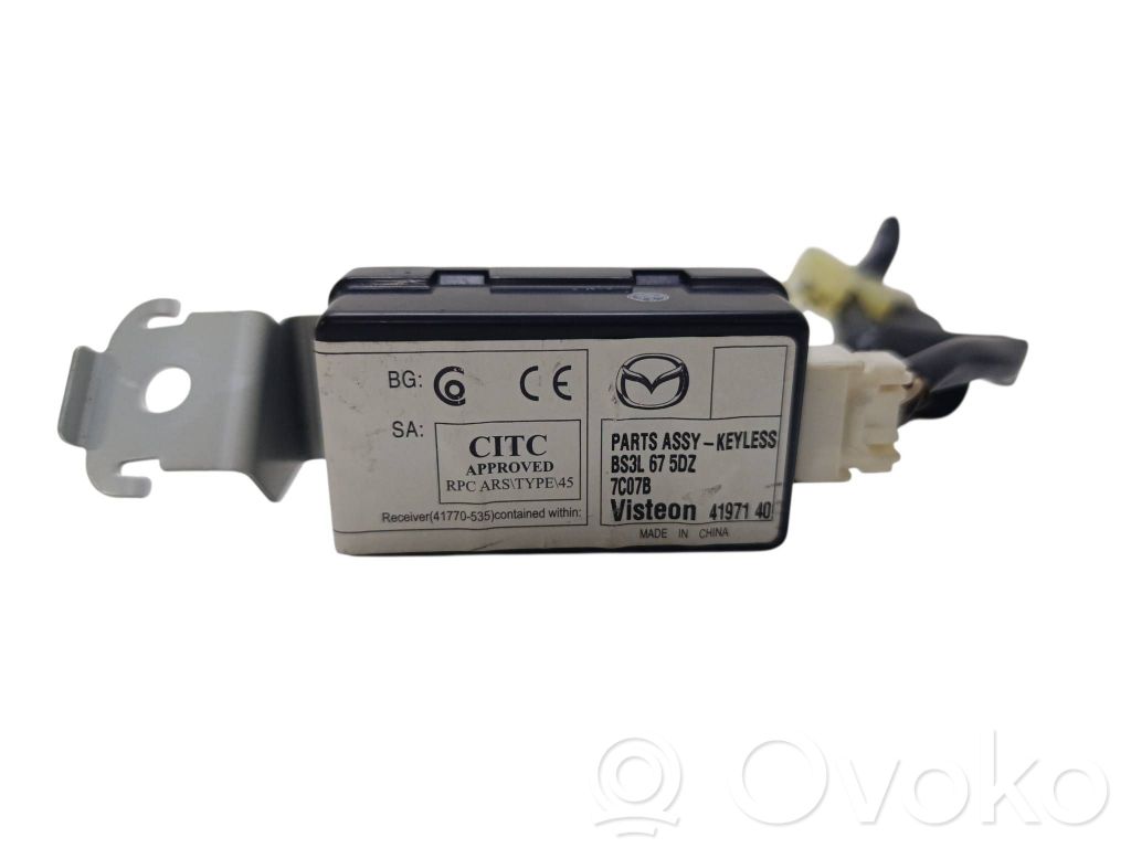 Keyless (KESSY) go control unit/module   BS3L675DZ,4197140