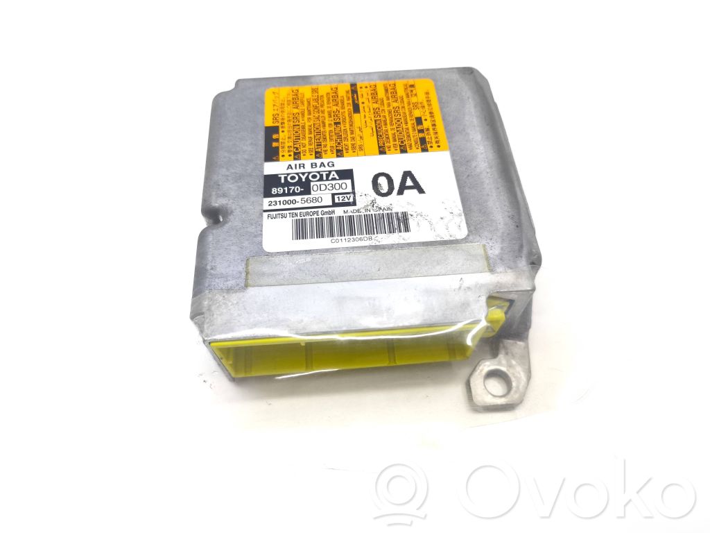 Toyota Yaris Airbag control unit/module