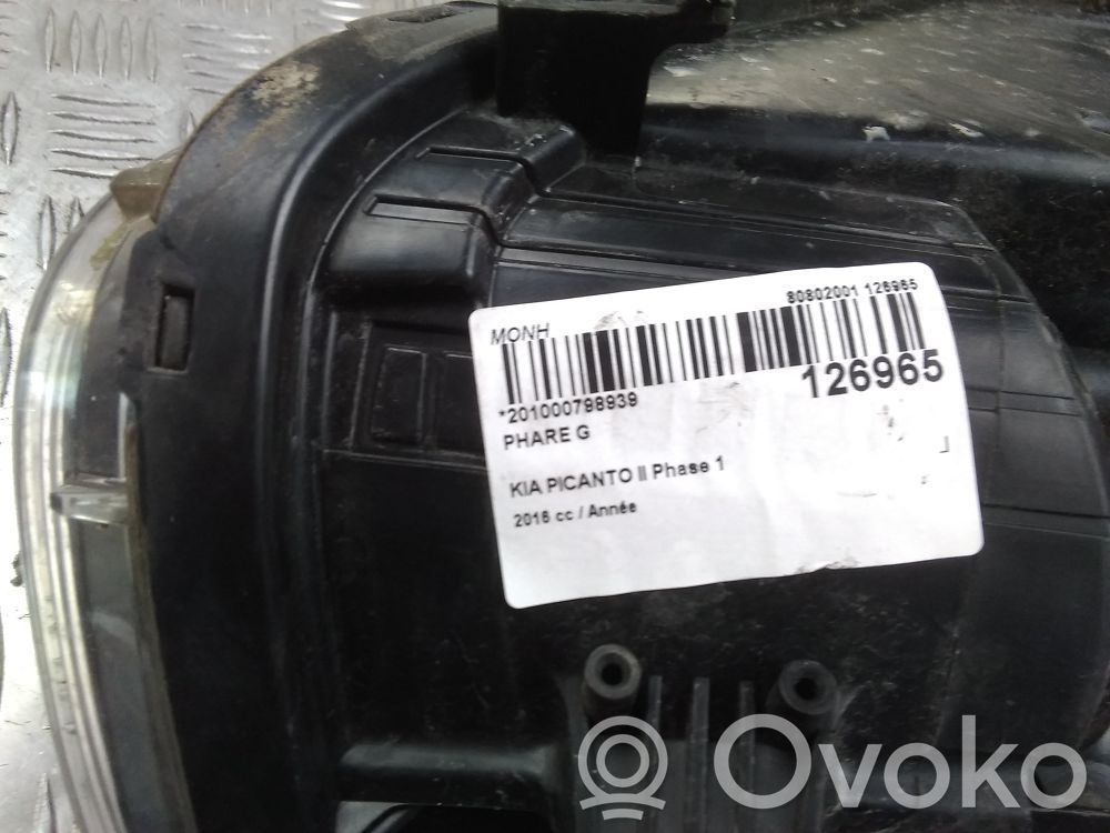 KIA Picanto Headlight/headlamp 