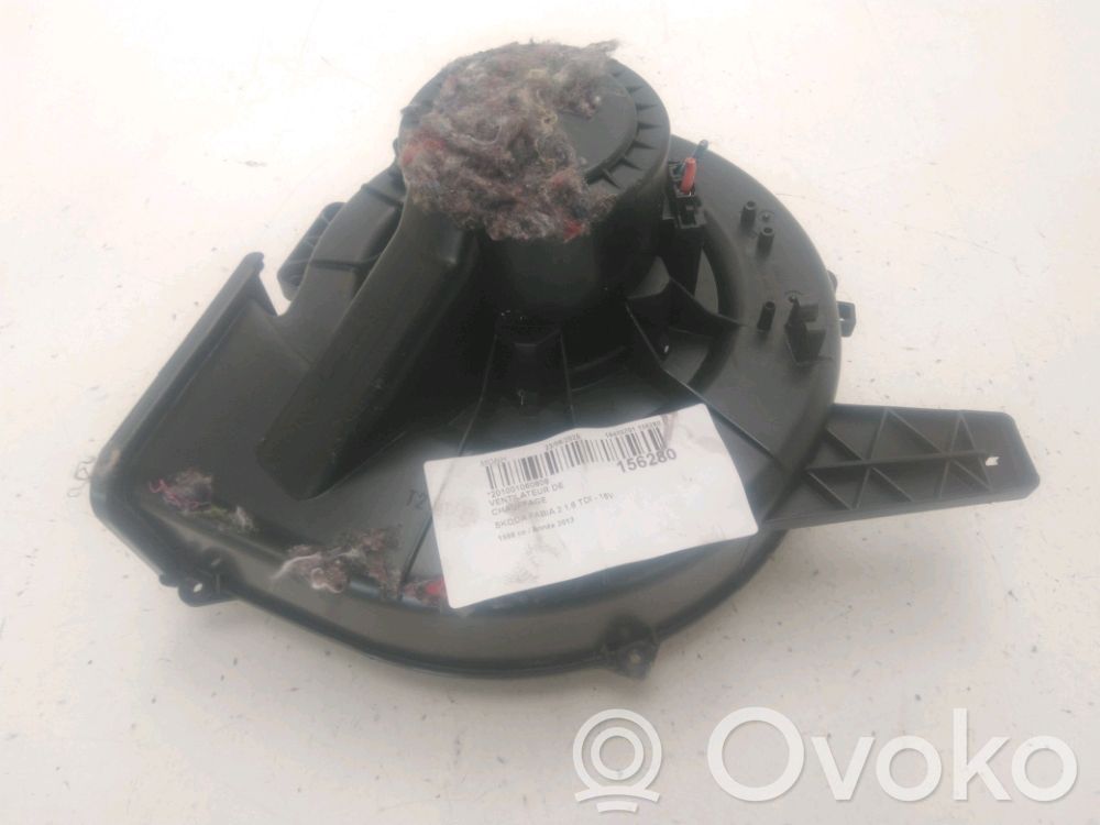 Skoda Fabia Mk2 (5J) Ventola riscaldamento/ventilatore abitacolo